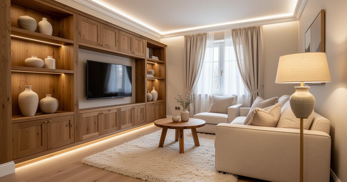 Comment créer un petit salon TV cosy et élégant : guide d’aménagement sur mesure et palette de couleurs idéale