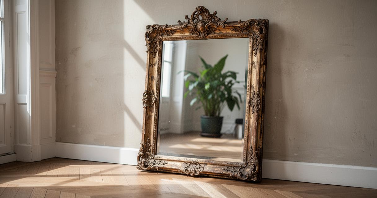 Pourquoi chinez un miroir ancien pour transformer votre intérieur et créer une ambiance bohème unique